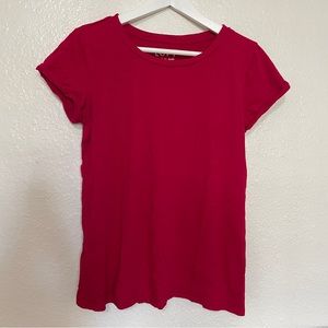 Loft Short Sleeve Shirt Pink Small